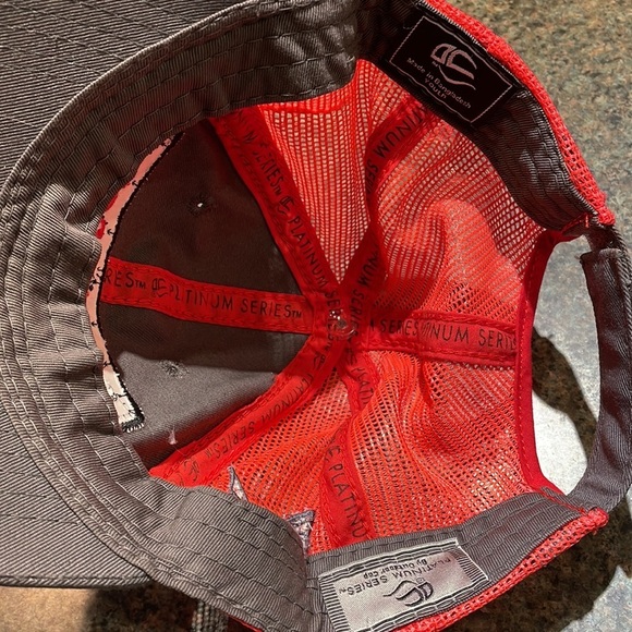 Alaska Wild Gear Youth Platinum Series by Outdoor Cap grey and red adjustable - Picture 8 of 10